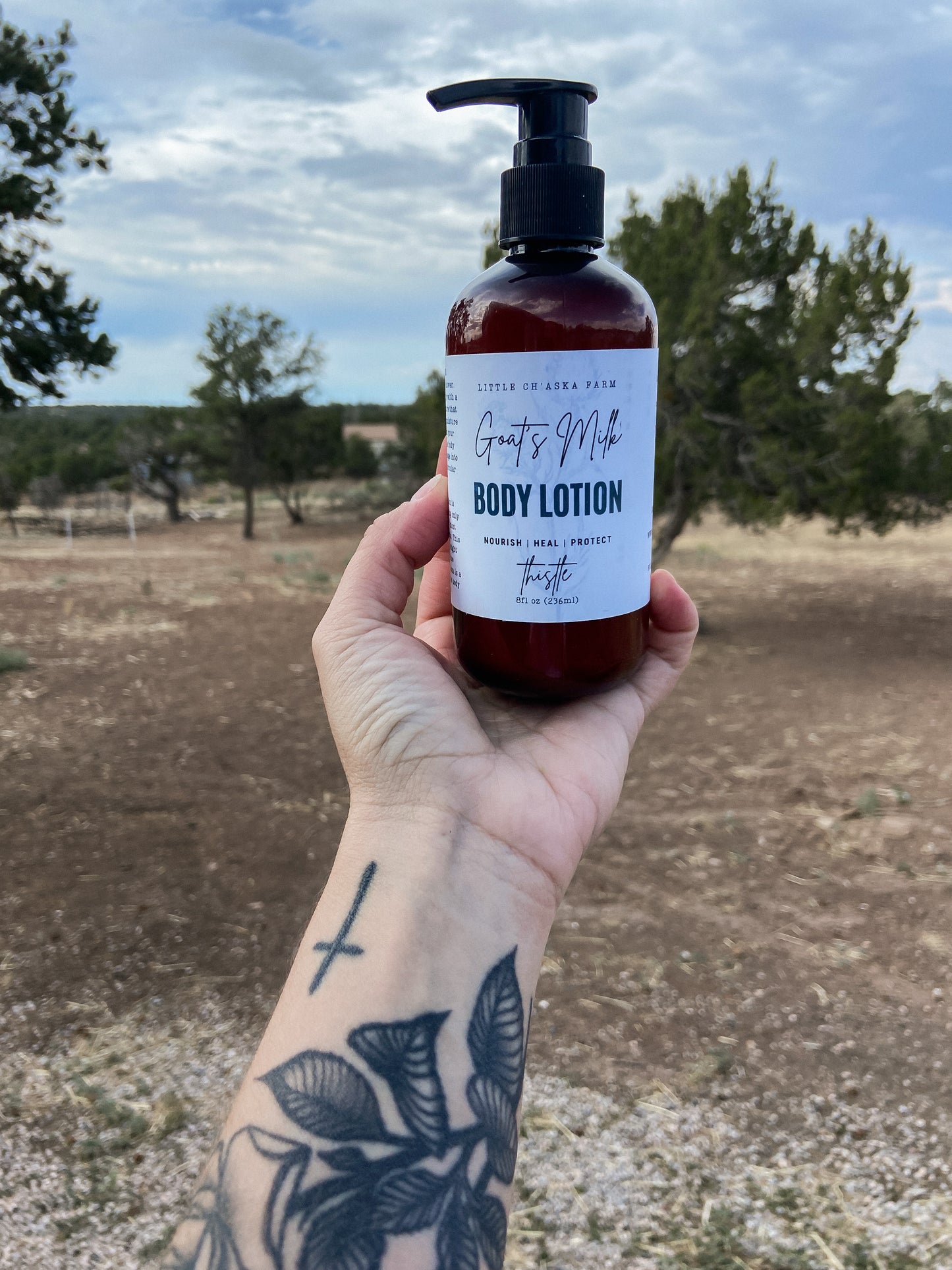 little ch’aska THISTLE GOAT’s milk lotion